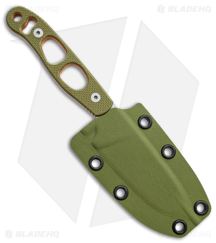 Argali Serac Fixed Blade Knife OD Green G-10 (3.5" SW) Foliage Green Sheath
