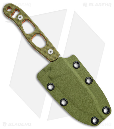 Argali Serac Fixed Blade Knife OD Green G-10 (3.5" SW) Foliage Green Sheath