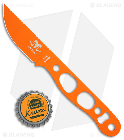 Argali Col Fixed Blade Knife (2.5" Orange) First Lite Fusion Sheath