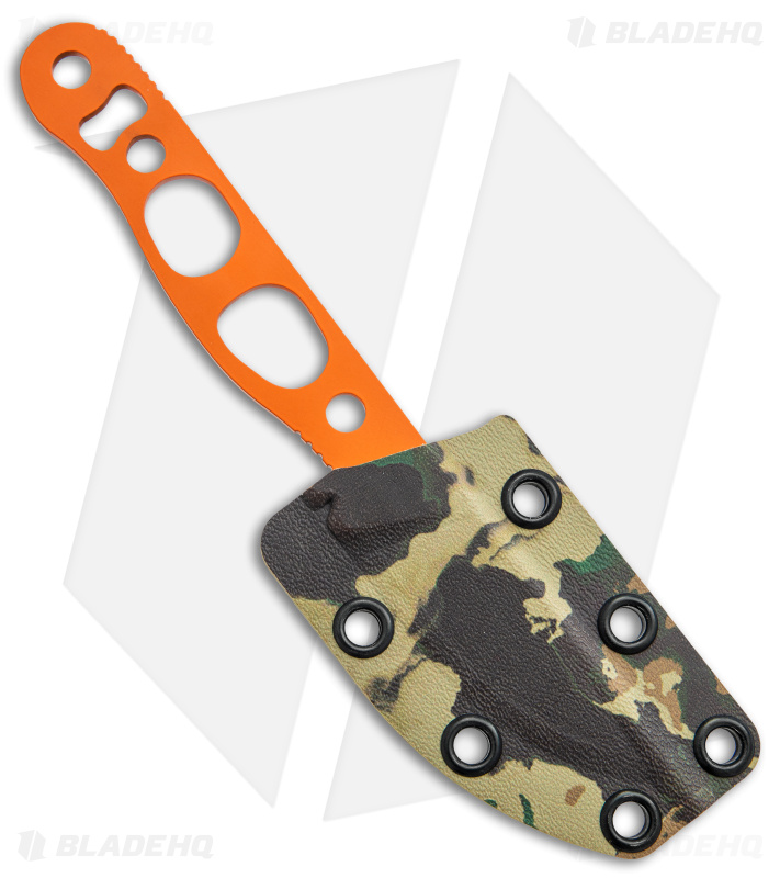 Argali Col Fixed Blade Knife (2.5" Orange) First Lite Fusion Sheath