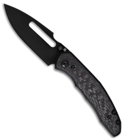 Artisan Cutlery Boa Frame Lock Knife Carbon Fiber/Ti (3.1" Black PVD)