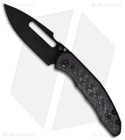 Artisan Cutlery Boa Frame Lock Knife Carbon Fiber/Ti (3.1" Black PVD)