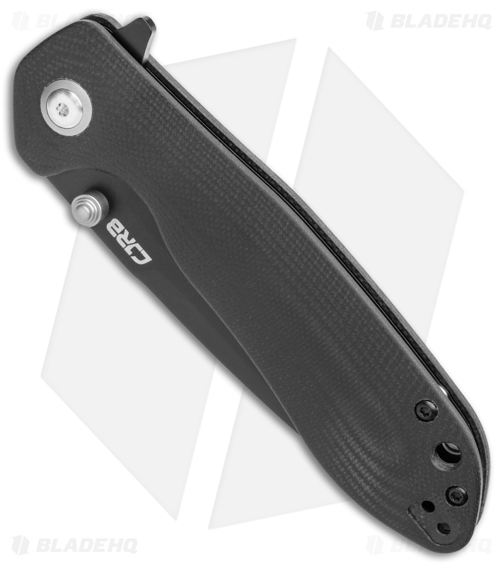 CJRB Scoria Liner Lock Knife Black G-10 (3.5" Black)*DISCOUNT*