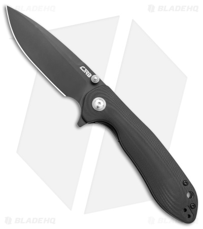 CJRB Scoria Liner Lock Knife Black G-10 (3.5" Black)*DISCOUNT*
