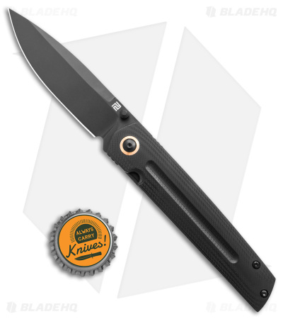 Artisan Cutlery Sirius Liner Lock Knife Black G-10 (3.5" Black)