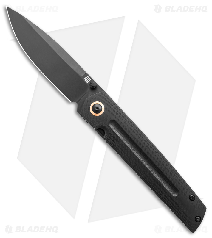 Artisan Cutlery Sirius Liner Lock Knife Black G-10 (3.5" Black)
