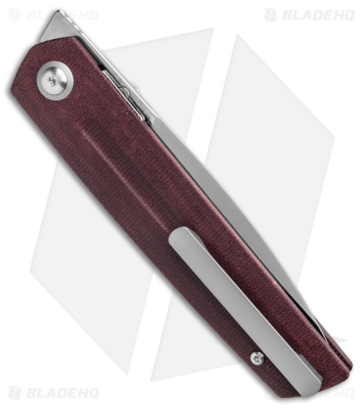 Artisan Cutlery Sirius Liner Lock Knife Red Micarta (3.5" Satin)