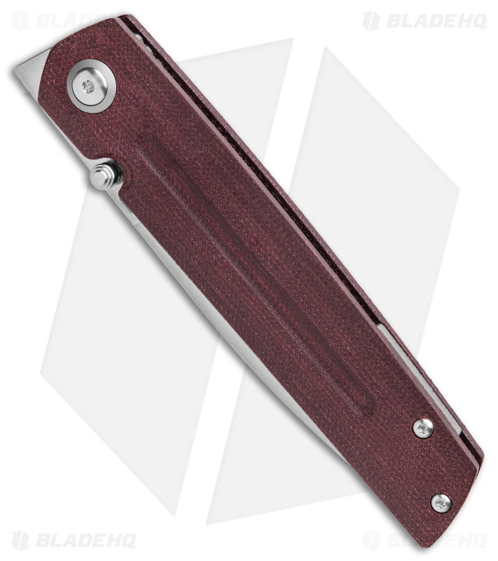 Artisan Cutlery Sirius Liner Lock Knife Red Micarta (3.5" Satin)