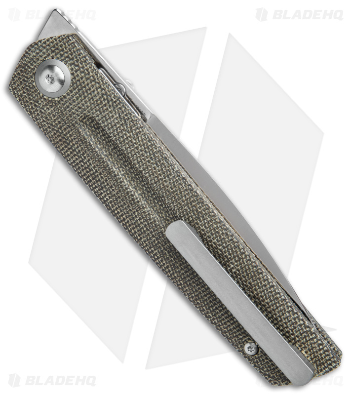 Artisan Cutlery Sirius Green Micarta Drop Point Satin S35VN