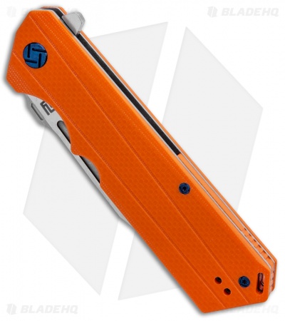 Artisan Cutlery Littoral Liner Lock Knife Orange G-10 (3.75" Stonewash)