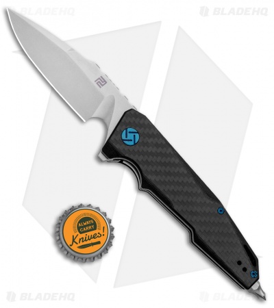 Artisan Cutlery Predator Liner Lock Knife Carbon Fiber (3.75" SW) 1706P-CF