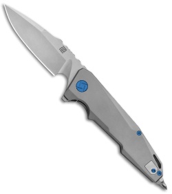 Artisan Cutlery Predator Frame Lock Knife Bead Blast Ti (3.75" SW) 1706G-GY