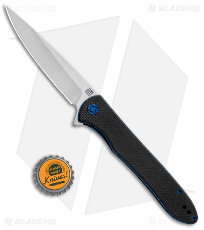 Artisan Cutlery Shark Liner Lock Knife Black G-10 (4" Stonewash) 1707P-BK