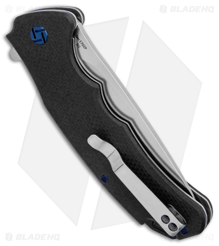 Artisan Cutlery Tradition Liner Lock Knife Black G-10 (3.8" Stonewash) 
