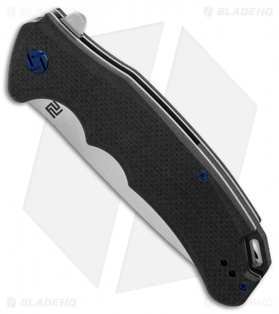Artisan Cutlery Tradition Liner Lock Knife Black G-10 (3.8" Stonewash) 