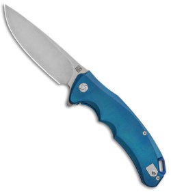 Artisan Cutlery Tradition Frame Lock Knife Blue Titanium (3.8" Stonewash) 