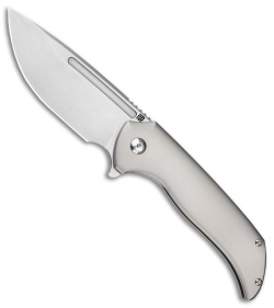 Artisan Trux Frame Lock Knife Gray Titanium (3.61" Stonewash S35VN)