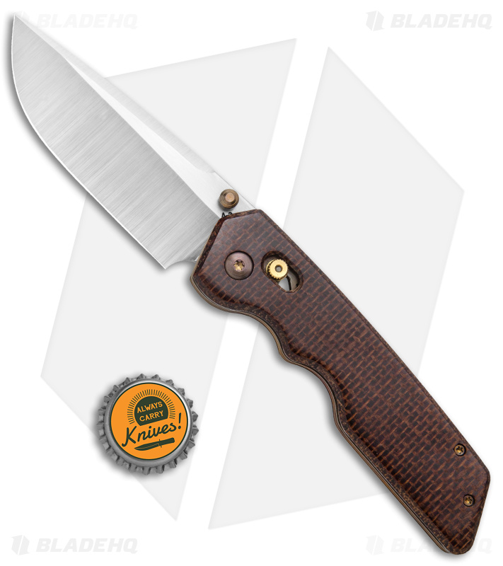 Attn2Detail MK 3 Large Bar Lock Knife Burlap Micarta - BHQ