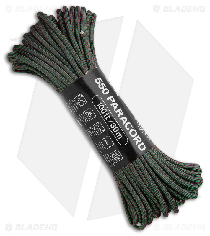 Atwood Rope Mfg. 550 lb. Paracord 100 ft. Chameleon-Blade HQ
