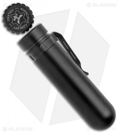 Audacious Concept Tactical Life Capsule Black (4.5" Aluminum)
