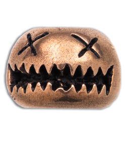 Audacious Concept Small Smiley Bead - Bronze