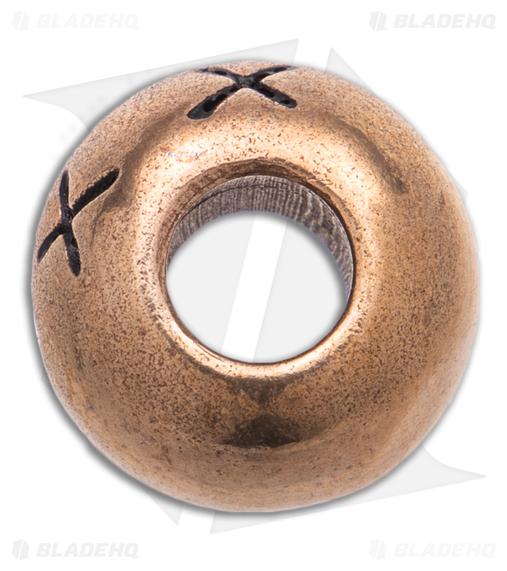 Audacious Concept Small Smiley Bead - Bronze