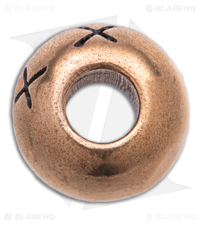 Audacious Concept Small Smiley Bead - Bronze