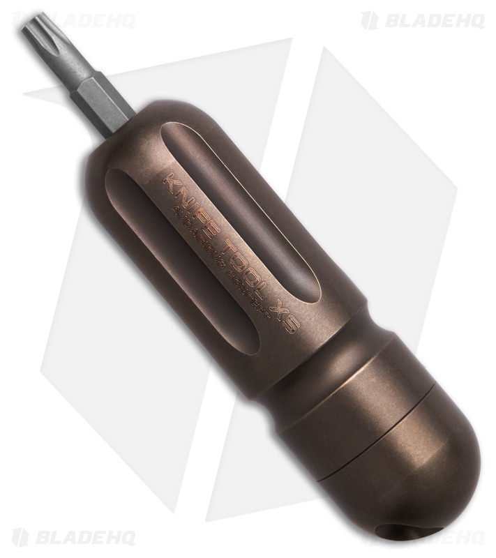 Audacious Concept XS Knife Tool Titanium Bronzed - Blade HQ