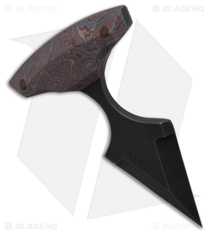 Auxiliary Manufacturing Broadhead Fixed Blade Knife Red Crazy Fiber (1.5" BB)