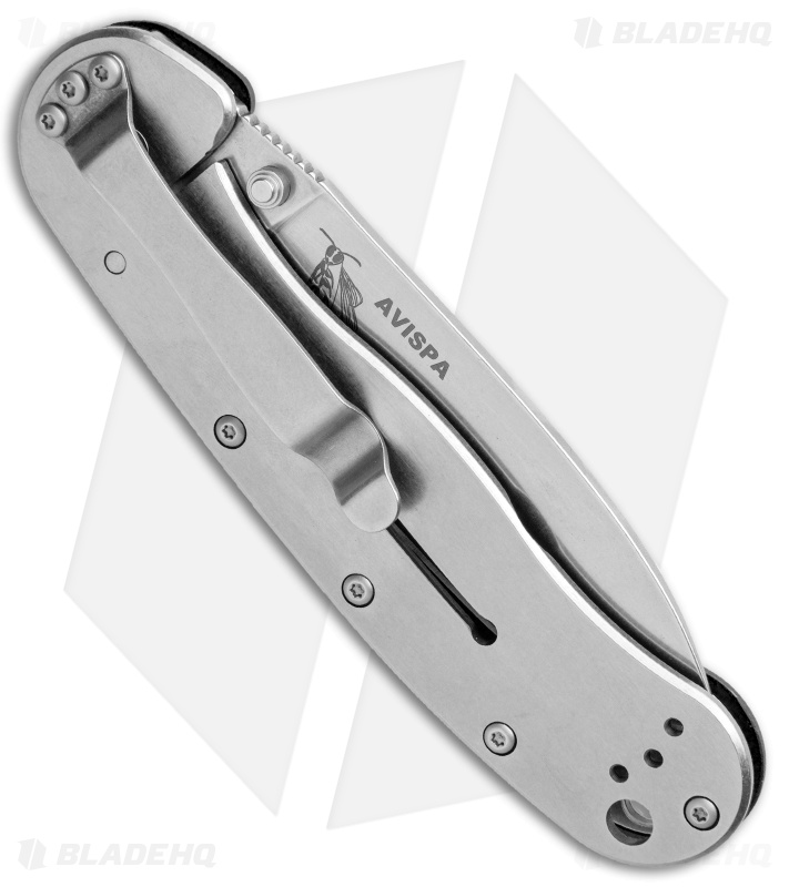 BRK Jeff Randall Avispa Frame Lock Knife Black (3.5