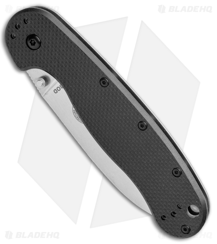 BRK Jeff Randall Avispa Frame Lock Knife Black (3.5" SK-5 Stonewash)