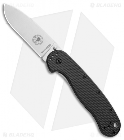 BRK Jeff Randall Avispa Frame Lock Knife Black (3.5