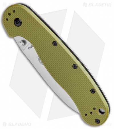 BRK Jeff Randall Avispa Frame Lock Knife OD Green (3.5" SK-5 Stonewash)
