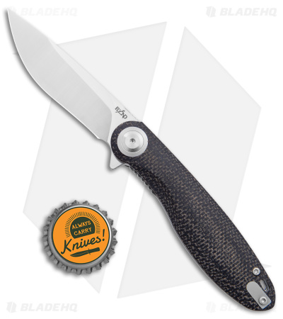B'yond EDC Eurus Liner Lock Knife Black Micarta (3.25" Satin)