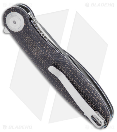 B'yond EDC Eurus Liner Lock Knife Black Micarta (3.25" Satin)