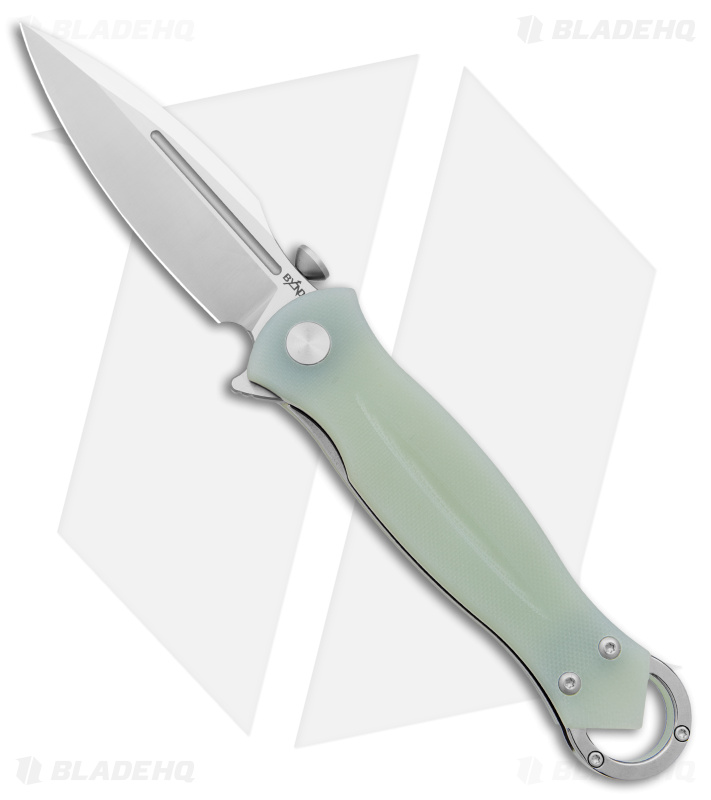 B'yond EDC Kibuga Liner Lock Knife Jade G-10 (3.75" Satin)