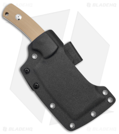 B'yond EDC Kleavr Fixed Blade Knife Tan G-10  (4.5" Stonewash)