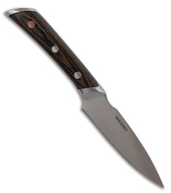 Barebones Living No. 4 Fixed Blade Paring Knife Pakkawood (3.75&quot; Satin) | 176580