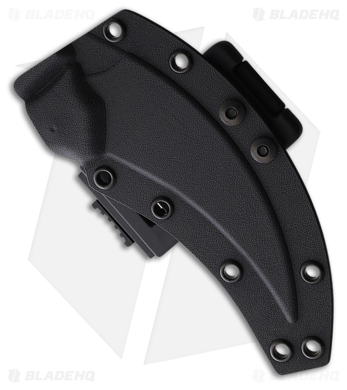 Bastinelli Creations Grumpy Fixed Blade Knife OD Green Micarta (5" PVD Serrated)