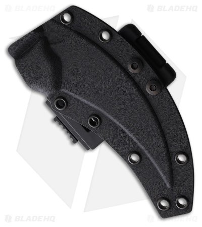 Bastinelli Creations Grumpy Fixed Blade Knife OD Green Micarta (5" PVD Serrated)