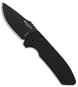 Pro-Tech Exclusive Les George SBR Automatic Knife Solid Black (2.6" Black)