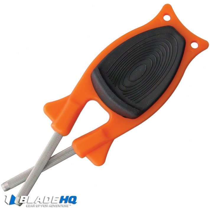The Block Knife Sharpener Orange/Black