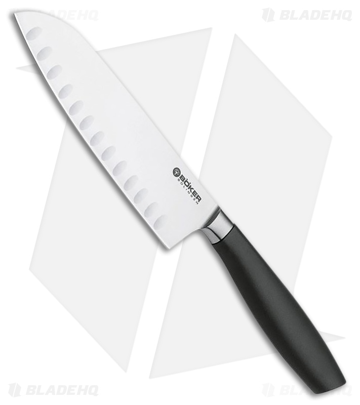Boker Core Pro Santoku Fluted Black Synthetic (6.50" Satin)