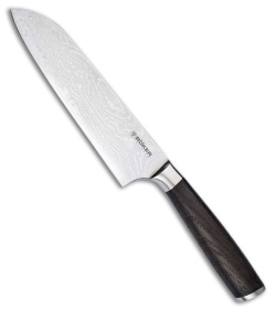 Boker Master Blade Damascus Santoku Oak Handle (6.50" Damascus)