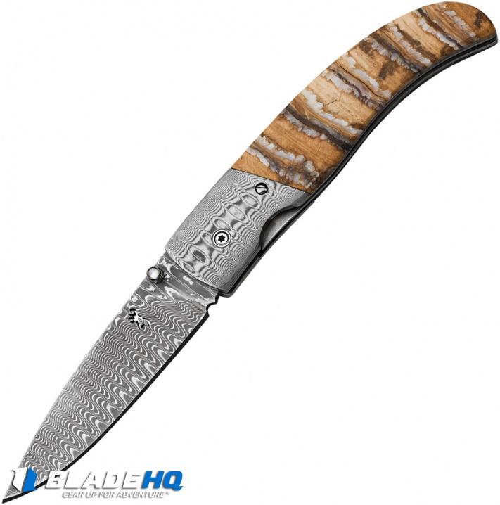 Browning Mammoth Linerlock Mammoth Tooth Handle (3.00" Damascus)