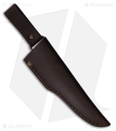 Brisa Knives Trapper 95 Fixed Blade Knife Green Micarta (3.75" Satin)
