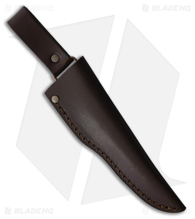 Brisa Knives Trapper 95 Scandi Fixed Blade Knife Curly Birch (3.75" Satin o1)