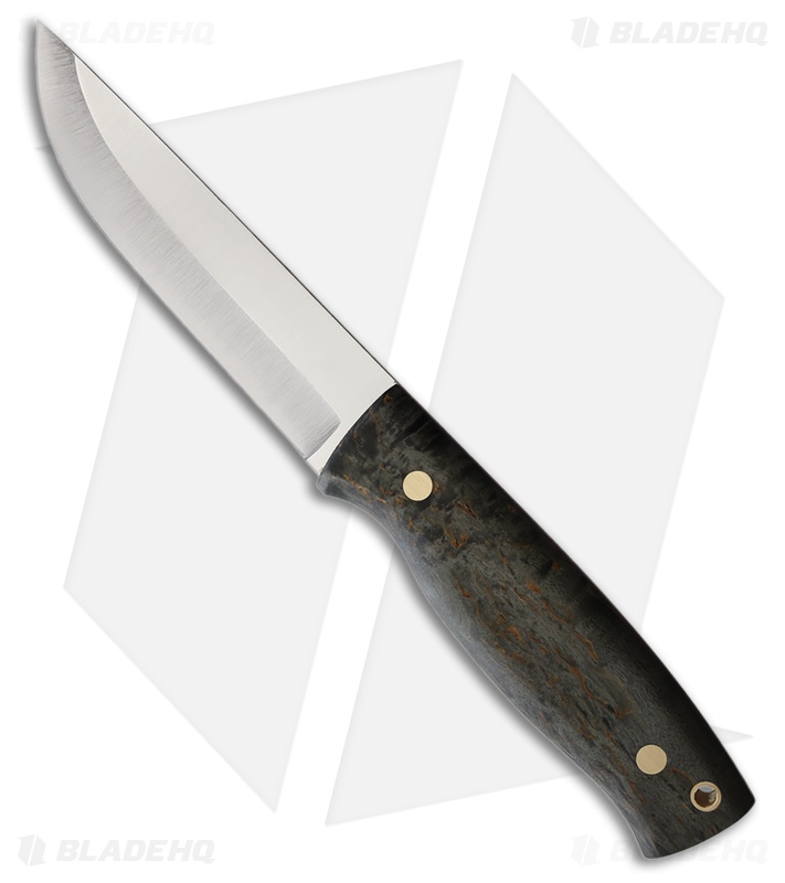 Brisa Knives Trooper 115 Fixed Blade Knife Curly Birch (4.5" Satin)