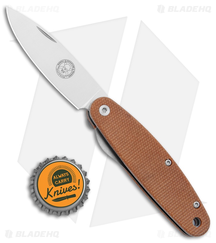BRK Churp Liner Lock Knife Brown Micarta (2.75" Satin D2)
