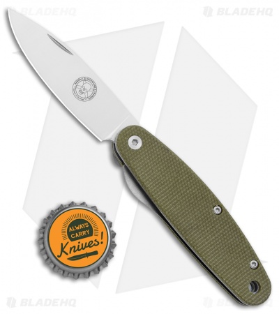 ESEE Churp Liner Lock Knife Green Micarta (2.75" Satin D2)